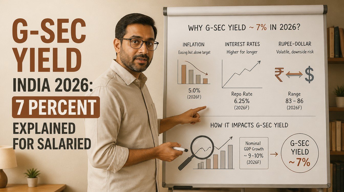 G-Sec Yield India 2026: 7 Percent Explained for Salaried - hero image