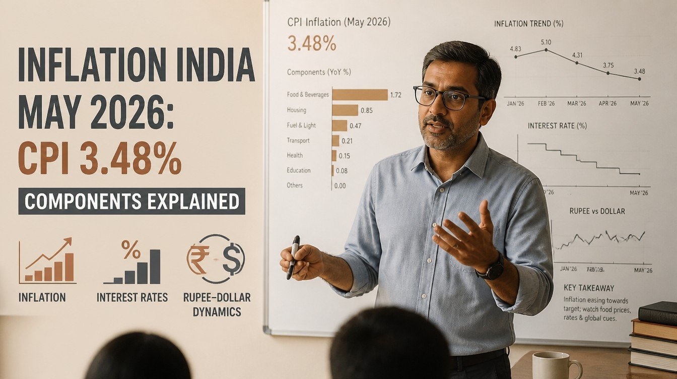 Inflation India May 2026: CPI 3.48% Components Explained - hero image