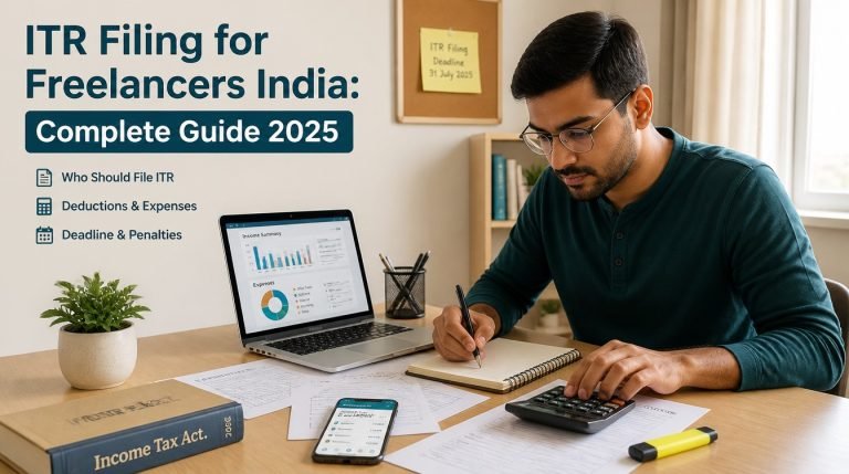 ITR Filing for Freelancers India: Complete Guide 2025 - hero image
