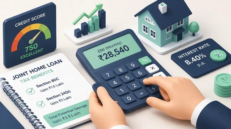 Joint Home Loan Tax India: Couple Tax and EMI Math 2026 - inline-1 illustration (joint home loan tax india couple emi tax math)