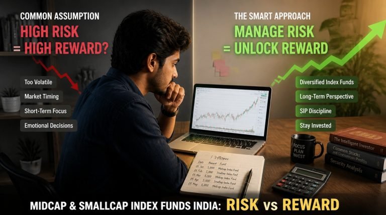 Midcap and Smallcap Index Funds India: Risk vs Reward - hero image