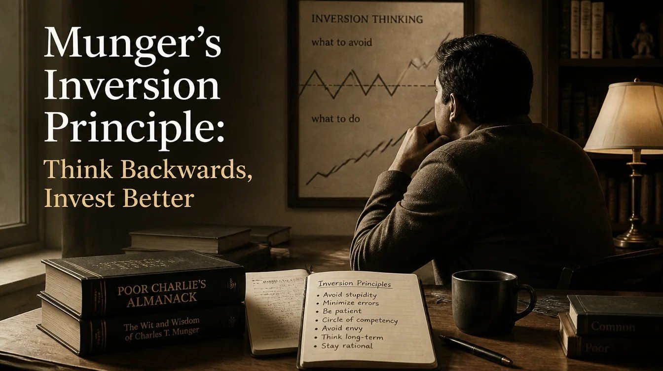 Munger's Inversion Principle: Think Backwards, Invest Better - hero image