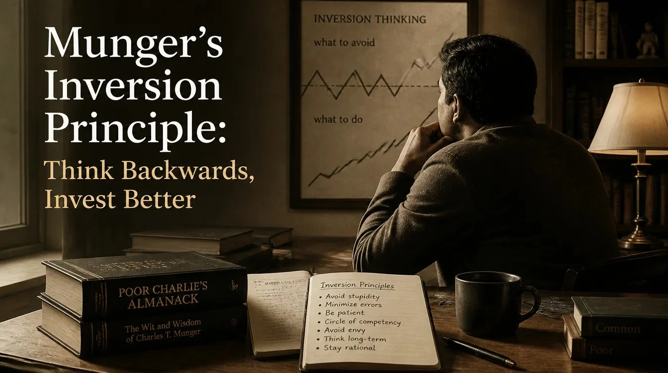 Munger's Inversion Principle: Think Backwards, Invest Better - hero image