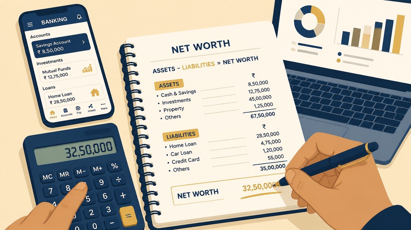 Net Worth Calculation India: Template for 30s in 2026 - inline-1 illustration (net worth calculation india template salaried 30s)