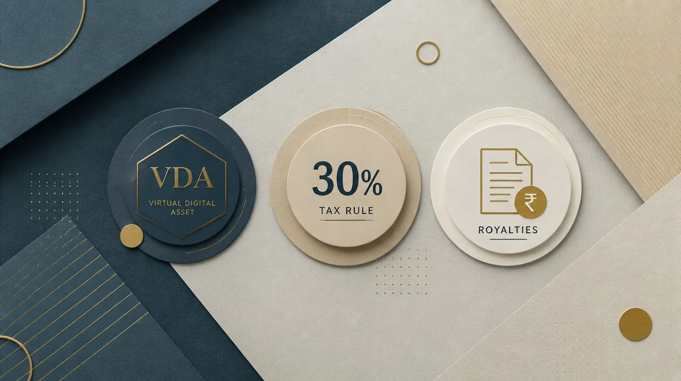 NFT Tax India 2026: VDA Treatment, 30% Rule and Royalties - inline-3 illustration (nft tax india 2026 vda 115bbh creator royalty)