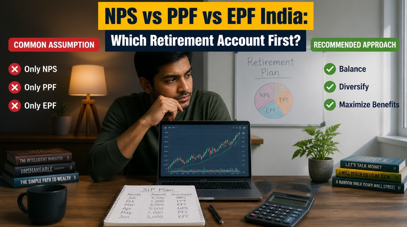 NPS vs PPF vs EPF India: Which Retirement Account First? - hero image