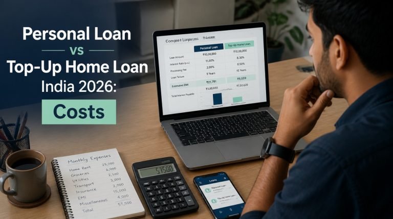 Personal Loan vs Top-Up Home Loan India 2026: Costs - hero image