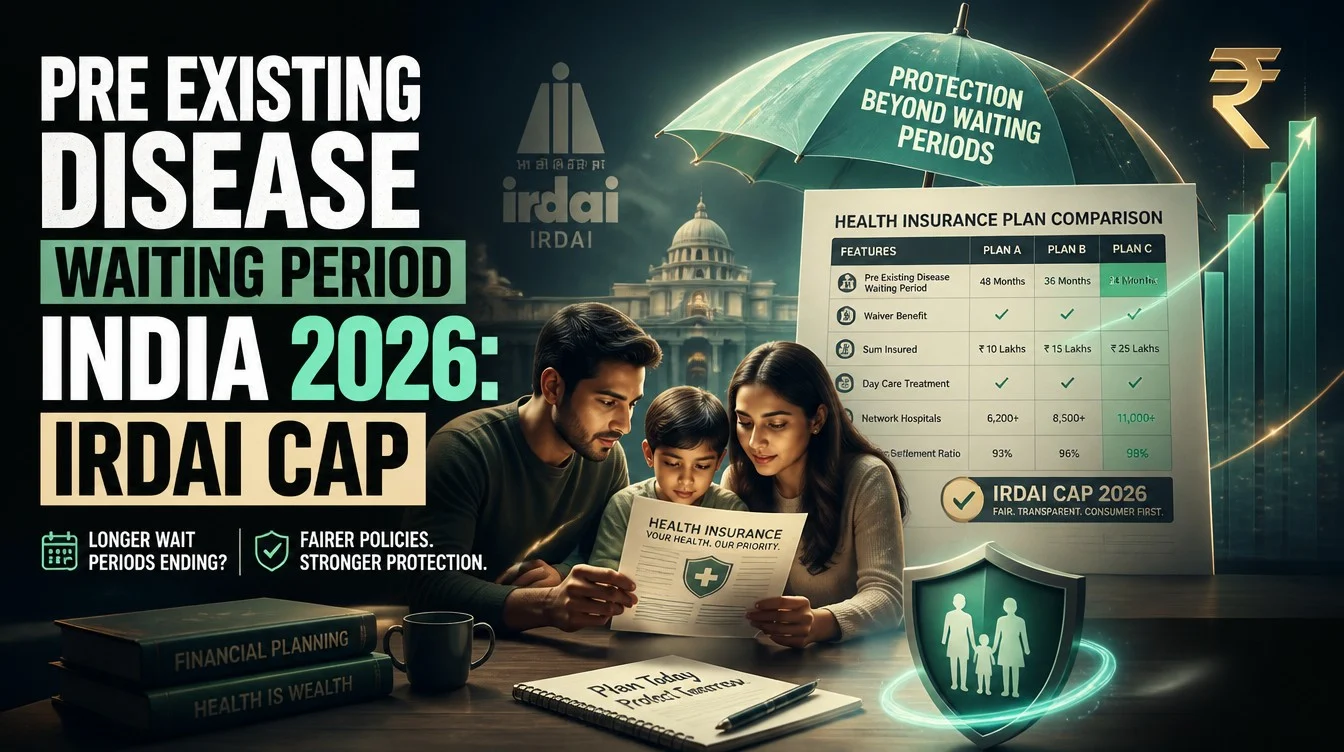Pre Existing Disease Waiting Period India 2026: IRDAI Cap - inline-2 illustration (pre existing disease waiting period india 2026)