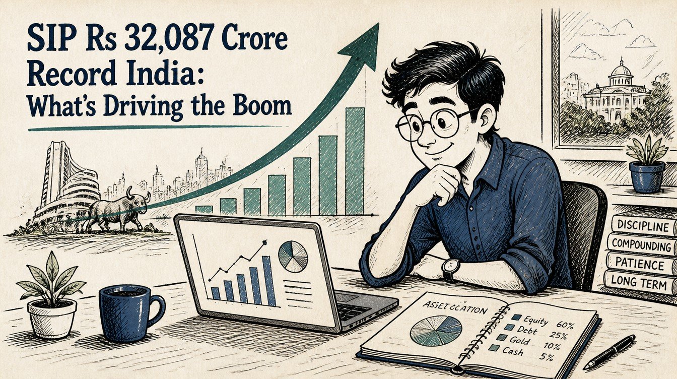 SIP Rs 32,087 Crore Record India: What's Driving the Boom - inline-2 illustration (sip 32087 crore record india)