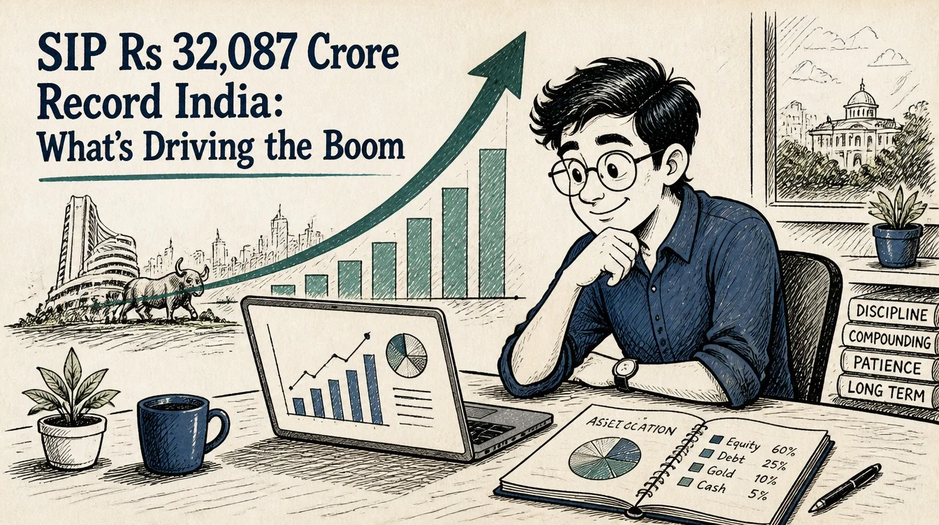 SIP Rs 32,087 Crore Record India: What's Driving the Boom - inline-2 illustration (sip 32087 crore record india)