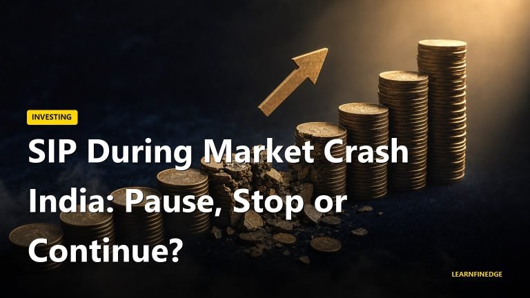 SIP During Market Crash India: Pause, Stop or Continue?