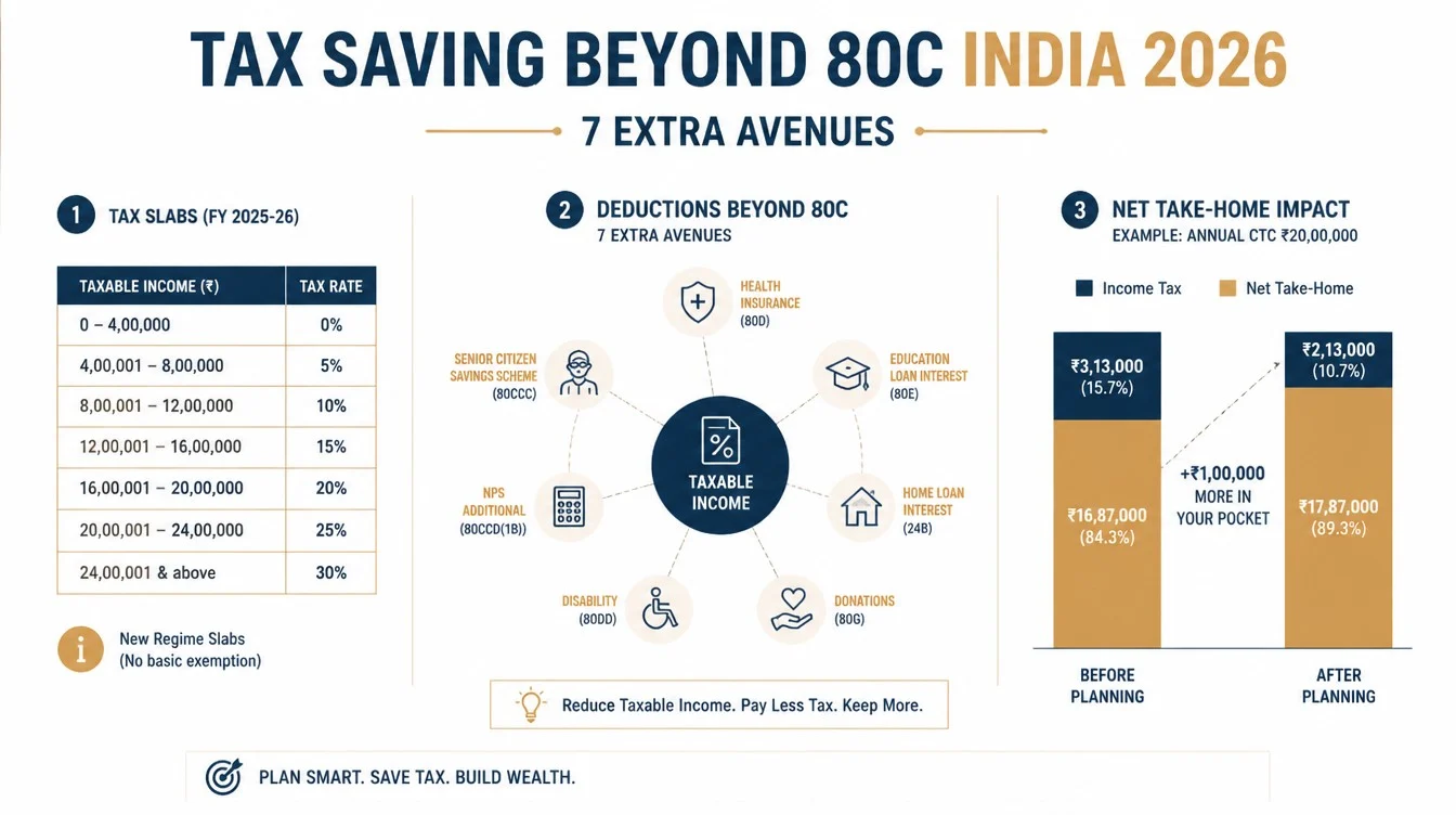 Tax Saving Beyond 80C India 2026: 7 Extra Avenues - inline-3 illustration (tax saving beyond 80c india 2026)