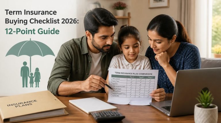 Term Insurance Buying Checklist 2026: 12-Point Guide - hero image