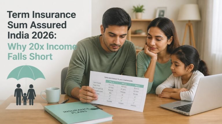 Term Insurance Sum Assured India 2026: Why 20x Income Falls Short - hero image