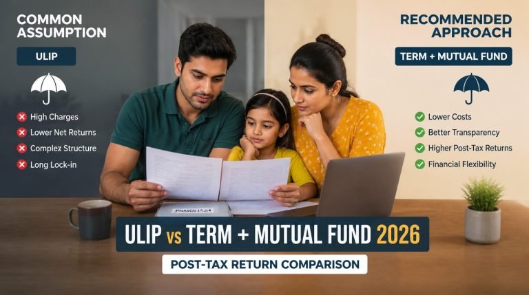 ULIP vs Term + Mutual Fund 2026: Post-Tax Return Comparison - hero image