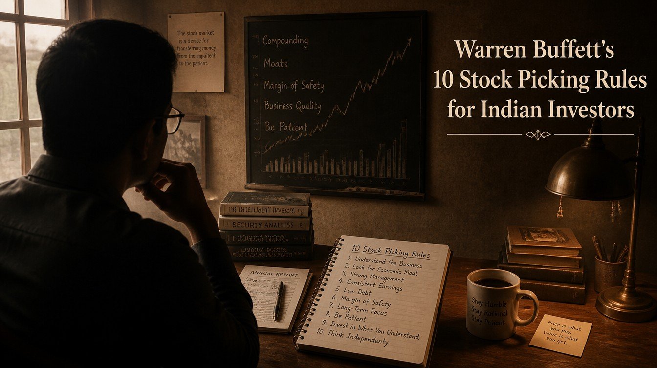 Warren Buffett's 10 Stock Picking Rules for Indian Investors - hero image