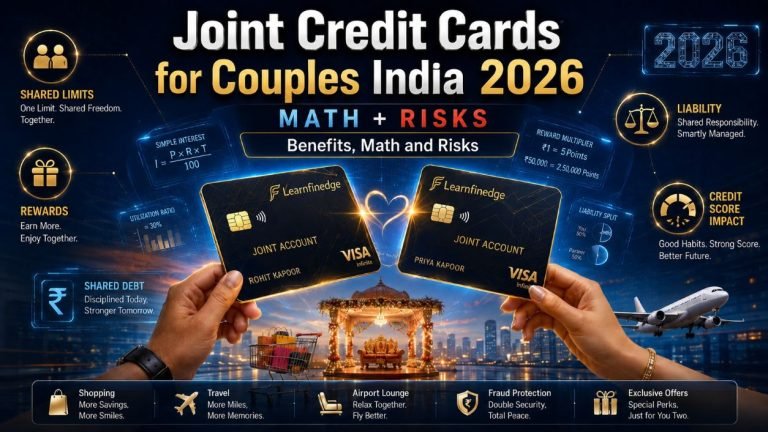 Joint Credit Cards for Couples India 2026: Math + Risks 1