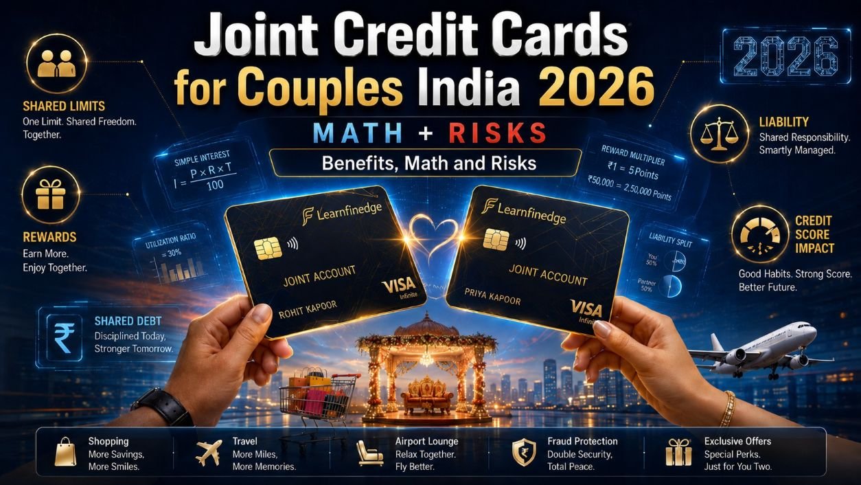 Joint Credit Cards for Couples India 2026: Math + Risks 1