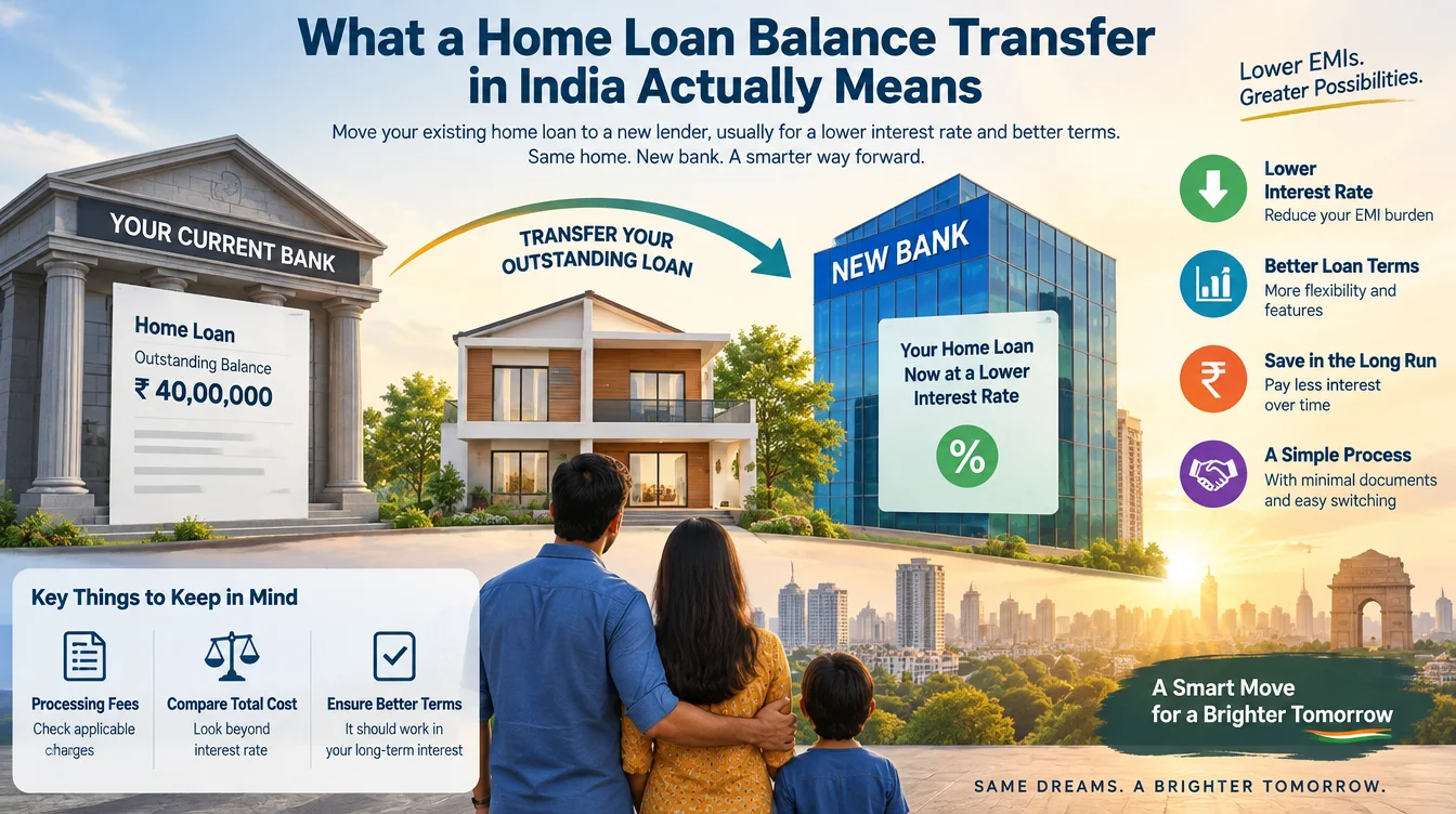 What a Home Loan Balance Transfer India Actually Means