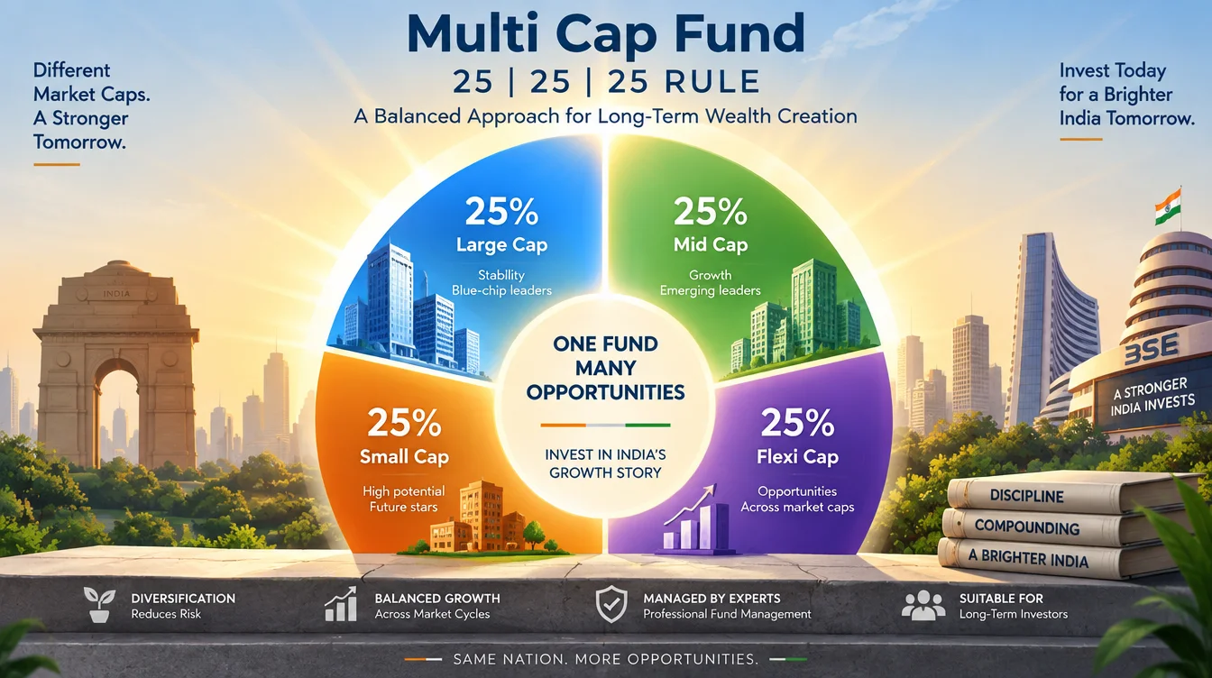 Multi cap fund 25 25 25 rule allocation