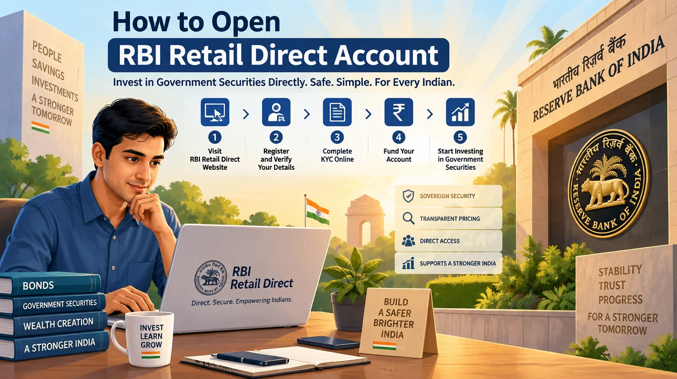 How to Open an RBI Retail Direct Account