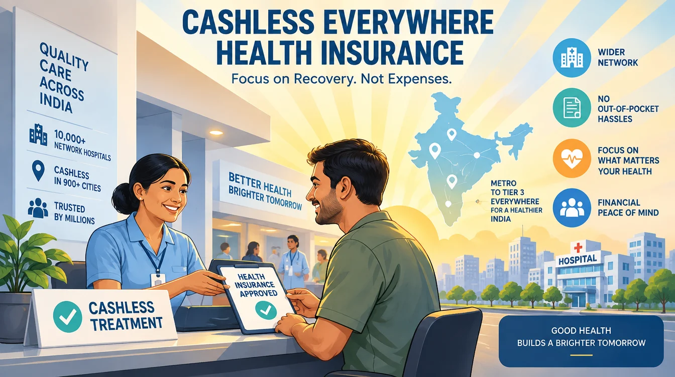 How Cashless Everywhere Health Insurance Actually Works
