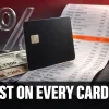 Credit card standing on a statement with the GST fee line highlighted, 18% GST on credit card fees India 2026